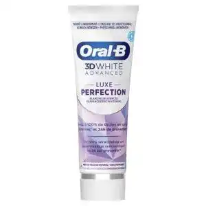 Oral-B Zahnpasta 3D White Advanced Luxe für Whitening und Fleckenschutz