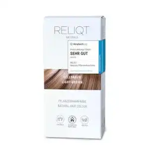 Haarfarbe hellbraun Reliqt Pflanzenhaarfarbe Pulver 100% natürlich