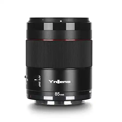 Yongnuo YN 85mm F1.8R DF DSM AF/MF Objektiv für R-Mount-Kameras