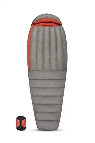 Sea to Summit Damen Flame FmII Schlafsack – Dark Grey-Paprika, Regular