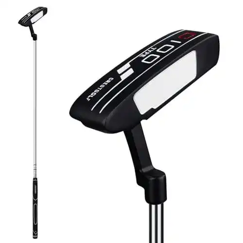 Putter Crestgolf 35 Zoll Edelstahl Golf Insert Blade für Herren