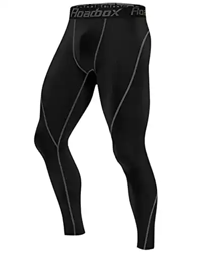 Kompressionshose für Herren von Roadbox Sportliche Lauf- und Trainingshose