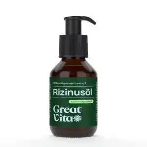 Rizinusöl Mea Vita VitaFeel 100 ml – 100% reines kaltgepresstes Öl
