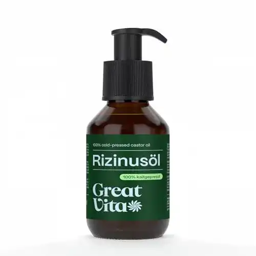 Rizinusöl Mea Vita VitaFeel 100 ml – 100% reines kaltgepresstes Öl