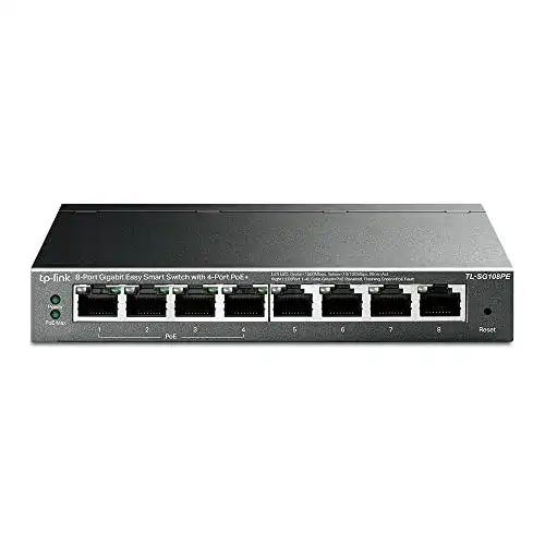 TP-Link TL-SG108PE Managed 8-Port PoE Switch