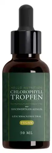 Chlorophyll Tropfen von Saint Nutrition – Hochdosiertes veganes Nahrungsergänzungsmittel