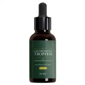 Chlorophyll Tropfen von Saint Nutrition – Hochdosiertes veganes Nahrungsergänzungsmittel