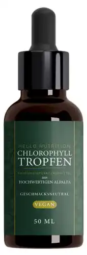 Chlorophyll Tropfen von Saint Nutrition – Hochdosiertes veganes Nahrungsergänzungsmittel