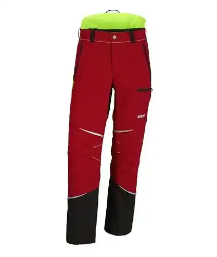 Schnittschutzhose KOX Mistral 3.0 in Rot/Gelb Größe 50