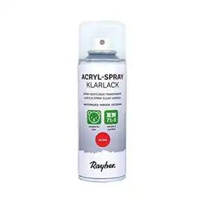 Klarlack Spray von Rayher, glänzend und transparent, 200 ml