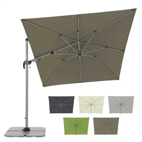 Doppler Ampelschirm 320x240cm mit UV-Schutz für Garten und Terrasse
