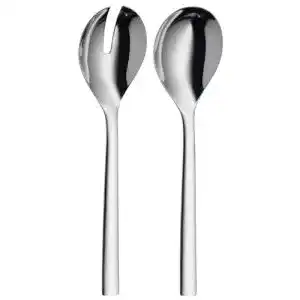 Salatbesteck WMF Nuova Edelstahl 25 cm, Salatgabel und Servierlöffel
