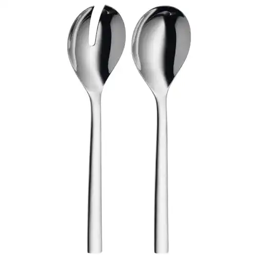 Salatbesteck WMF Nuova Edelstahl 25 cm, Salatgabel und Servierlöffel
