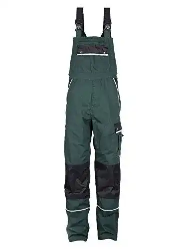 Arbeitslatzhose TMG Latzhose Arbeitshose Canvas 320g/m² grün