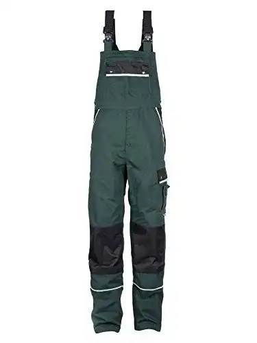 Arbeitslatzhose TMG Latzhose Arbeitshose Canvas 320g/m² grün