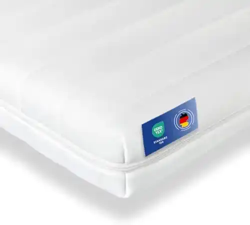 Topper 90×200 cm von Träumegut24 mit 10 cm Kaltschaum