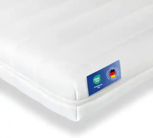 Topper 90×200 cm von Träumegut24 mit 10 cm Kaltschaum