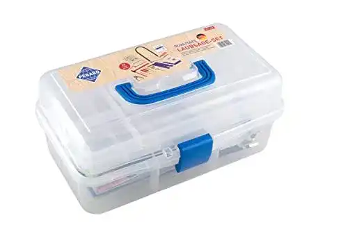 Laubsäge-Set Pebaro 640 in Kunststoffbox mit 22 Teilen