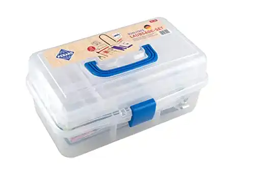 Laubsäge-Set Pebaro 640 in Kunststoffbox mit 22 Teilen