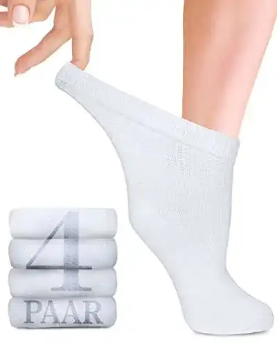 Diabetikersocken Fiera Besa für Damen mit Lycra im 4er-Pack