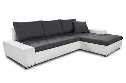 Sofa Sofnet Eck mit Schlaffunktion und Bettkasten – Faris