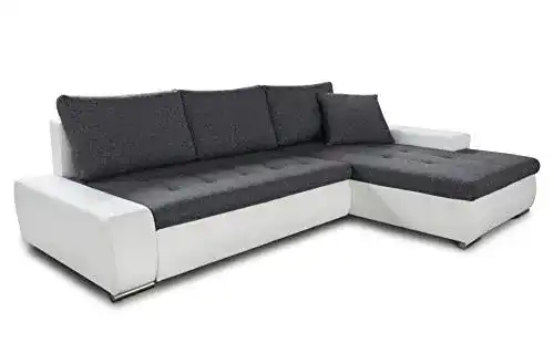 Sofa Sofnet Eck mit Schlaffunktion und Bettkasten – Faris