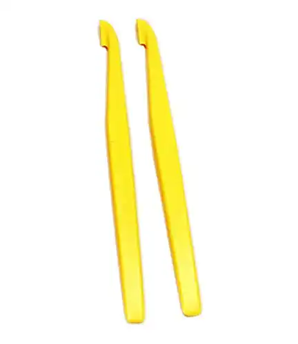 Orangenschäler von Tupperware in Orange, Modell 14211, 2er Set