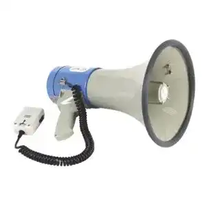 Velleman Megaphon 25W mit Handmikrofon und Sirene