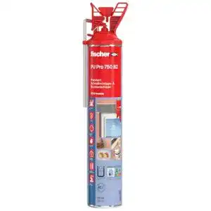 fischer 53080 Schnell-Montageschaum PU 750 für Bauprojekte
