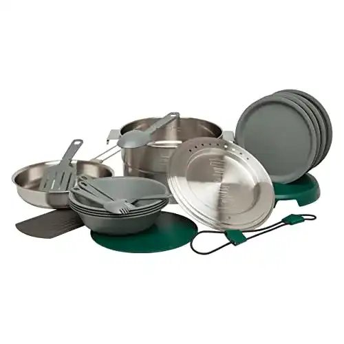 Camping Kochgeschirr Stanley Adventure Full Kitchen Basecamp 21-teilig