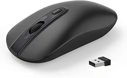 Funkmaus cimetech Kabellose Maus 2.4GHz mit USB-Empfänger