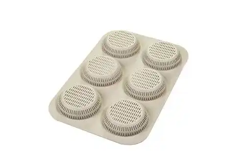 Brötchen Backform von Silikomart Silikonform für Hamburger-Brötchen