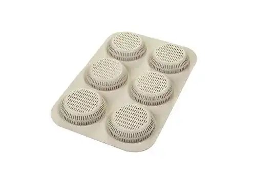 Brötchen Backform von Silikomart Silikonform für Hamburger-Brötchen