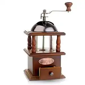 Kaffeemühle aus Holz Luckiner für manuelle Kaffeebohnen und Gewürze