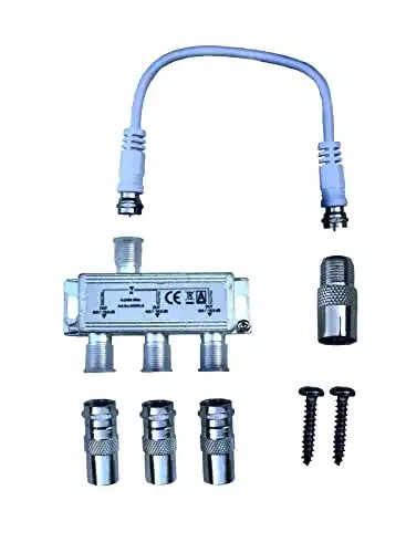 Antennenverteiler Freitag Electronic 3-fach TV-Verteiler für DVB-T-2 und Kabel-TV