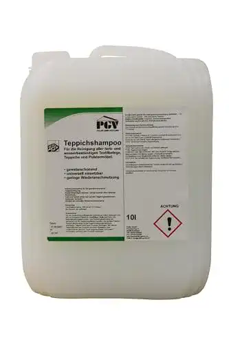 Teppichshampoo 10 Liter für die Reinigung von Teppichen und Textilien