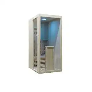 Infrarotkabine Welcon Easytherm Solo aus Hemlock Massivholz für eine Person