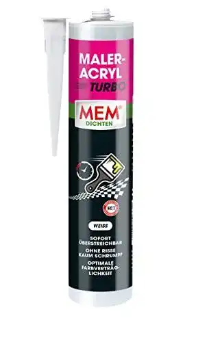 MEM Maleracryl Turbo – Schnell trocknender Fugendichtstoff