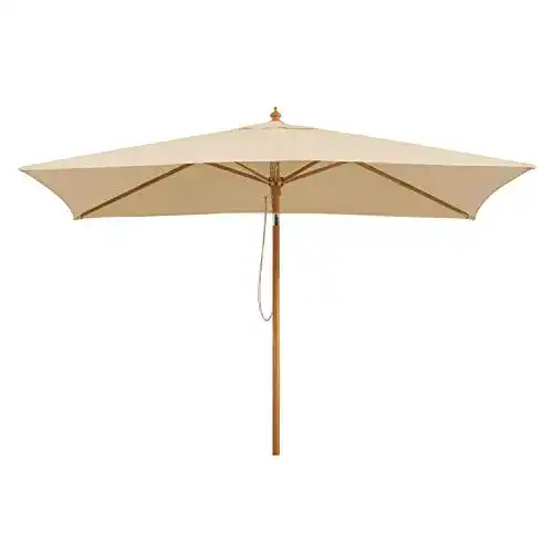 Schneider Sonnenschirm Malaga in Natur Mediterraner Gartenschirm