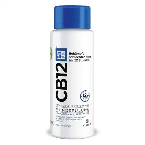 Mundspülung CB12 mit Zinkacetat und Chlorhexidin für frischen Atem