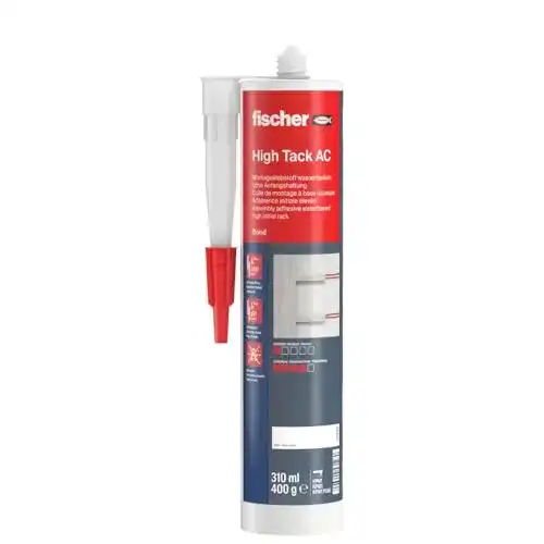 Fischer High Tack AC Montagekleber, geruchsneutral für Innenanwendungen