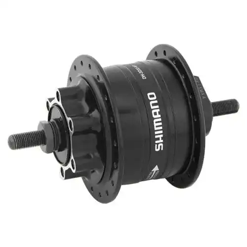 Shimano DH-3D32 Nabendynamo Schwarz 36 Loch für Fahrräder