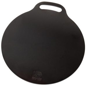 Kockums Jernverk Pizzastahl 35 cm rund aus schwedischem Kohlenstoffstahl