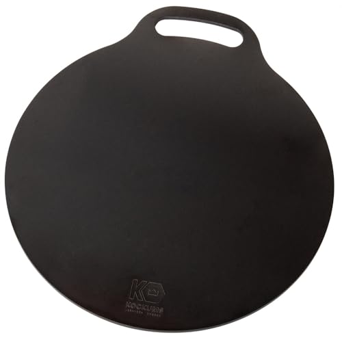 Kockums Jernverk Pizzastahl 35 cm rund aus schwedischem Kohlenstoffstahl