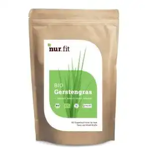 Gerstengras Pulver von Nurafit – Bio 500g aus kontrolliertem Anbau