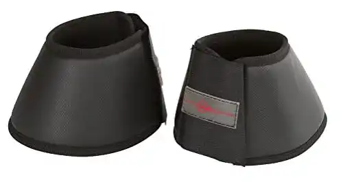 Hufglocken Kerbl 320135 Protecto für Pferde, paarweise in Schwarz