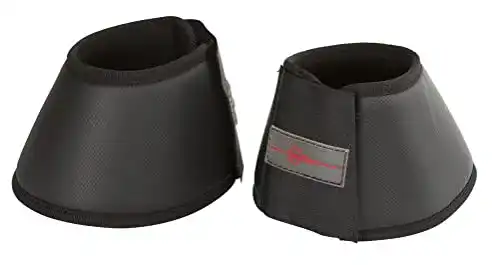 Hufglocken Kerbl 320135 Protecto für Pferde, paarweise in Schwarz