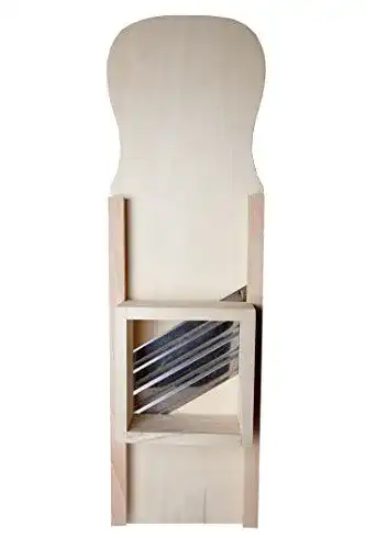 Krauthobel K&K Original 90 cm mit Edelstahlmessern aus Pappelholz