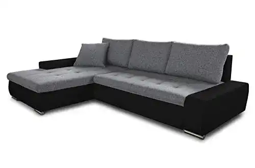 Ecksofa Faris mit Schlaffunktion und Bettkasten