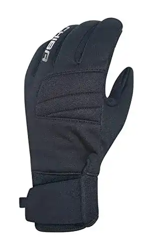 Chiba Fahrradhandschuhe Classic Größe M in Schwarz/Silber